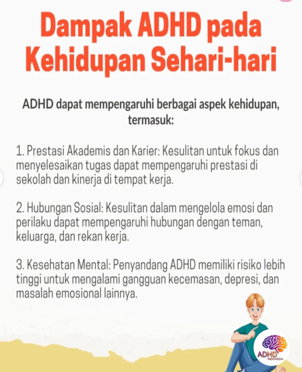 ADHD dan Hubungan Sosial Anak di Lingkungan Sekolah di Kabupaten Lampung Selatan