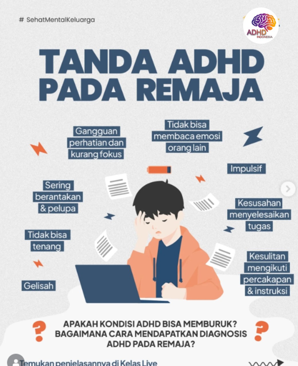 Screening ADHD Non-Diagnostik: Edukasi Awal bagi Orang Tua di Kabupaten Lampung Selatan